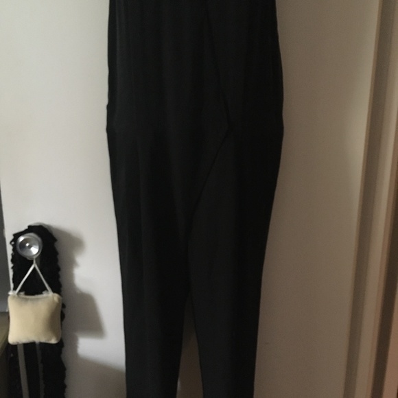 TIBI Black Silk + Wool Wrap Top Jumpsuit  XS - Picture 7 of 10